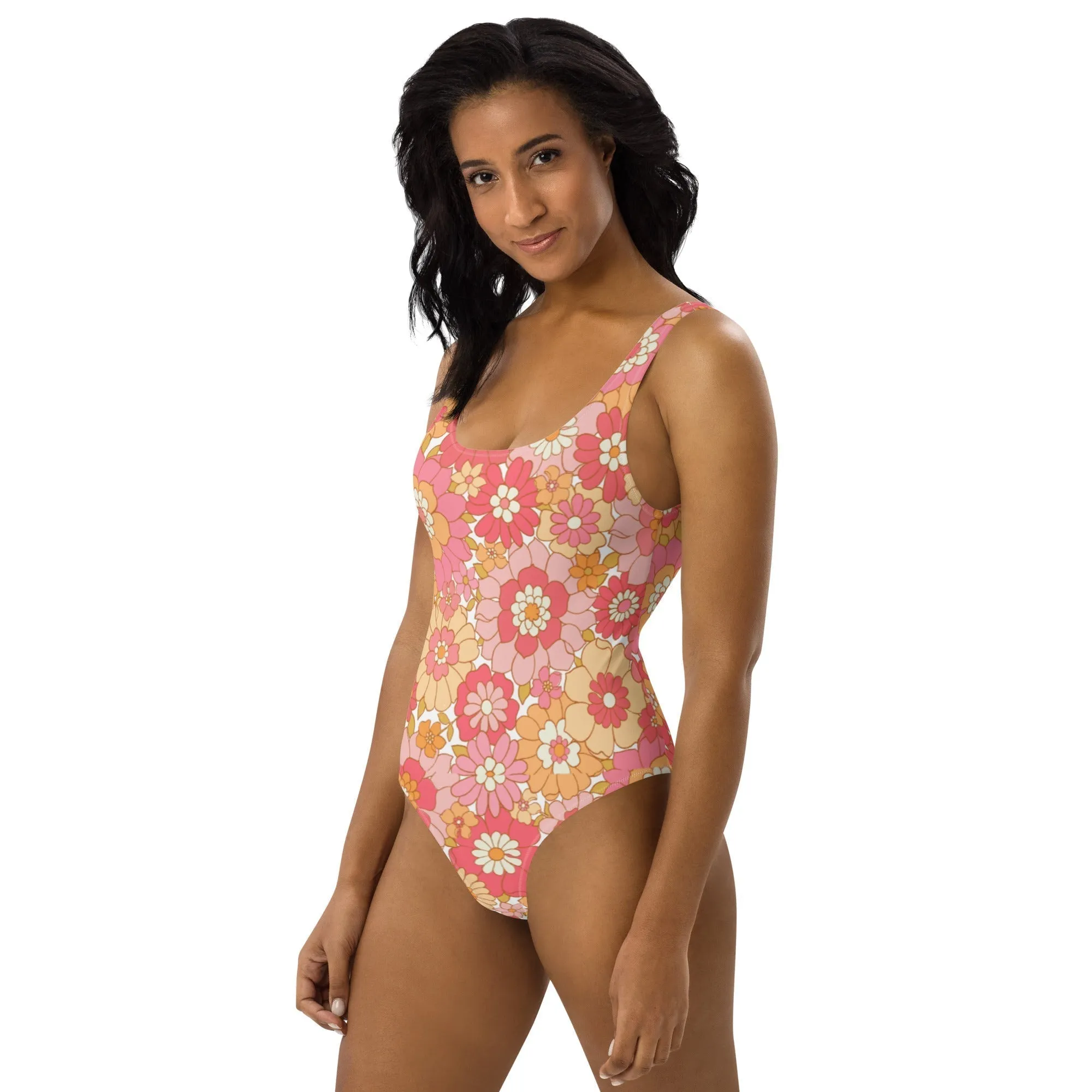 FLORIDA ECO ONE PIECE SWIMSUIT - RETRO BLOOMS