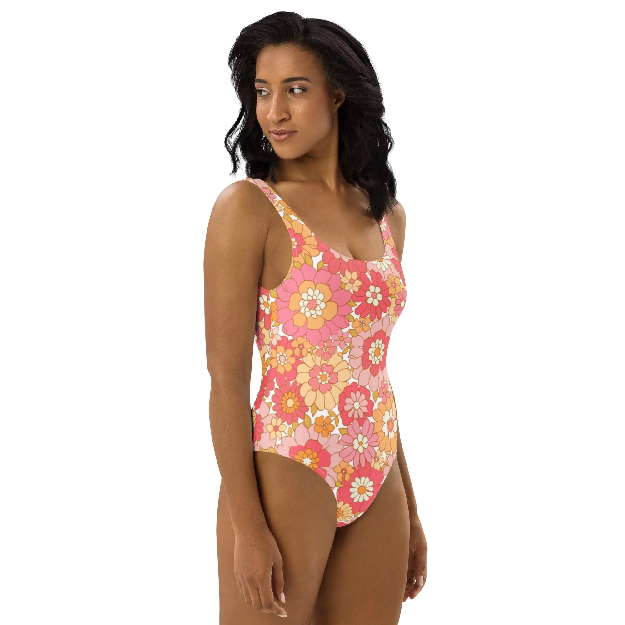 FLORIDA ECO ONE PIECE SWIMSUIT - RETRO BLOOMS