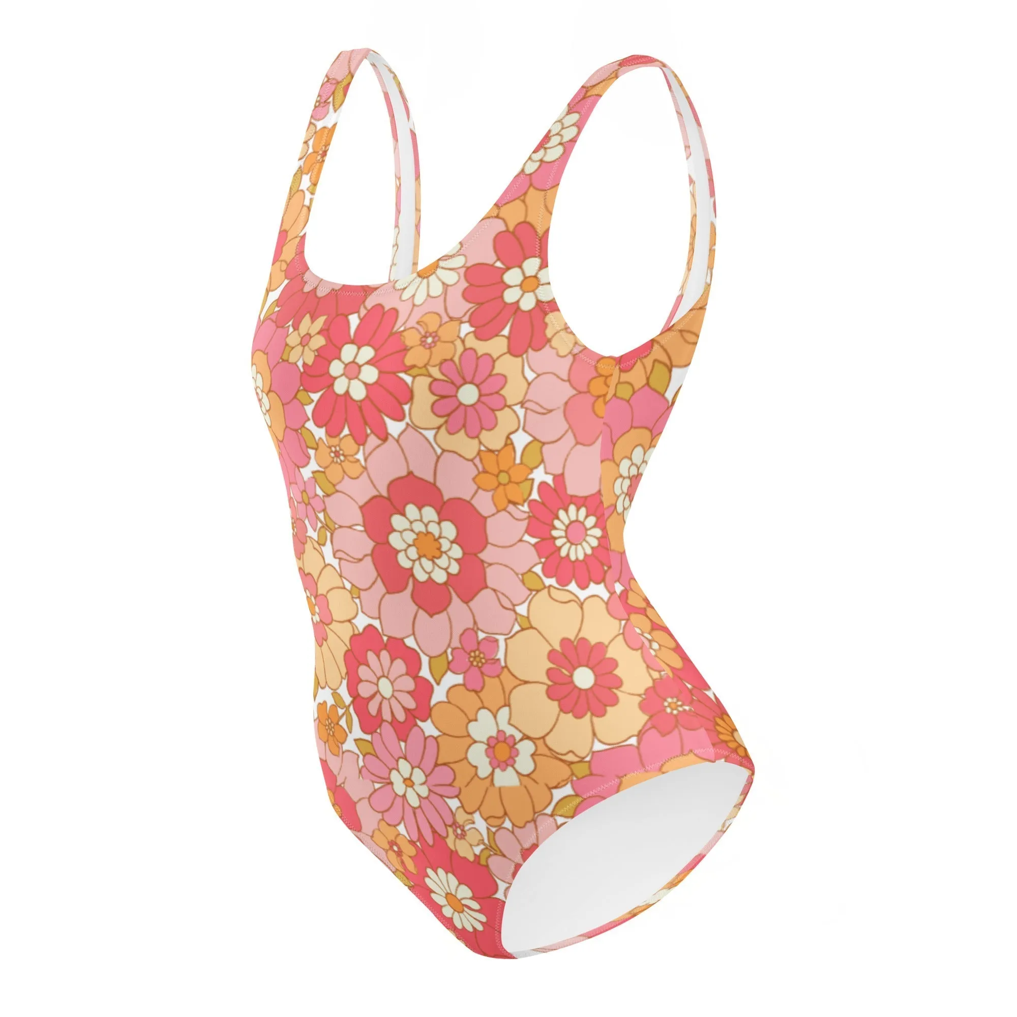 FLORIDA ECO ONE PIECE SWIMSUIT - RETRO BLOOMS