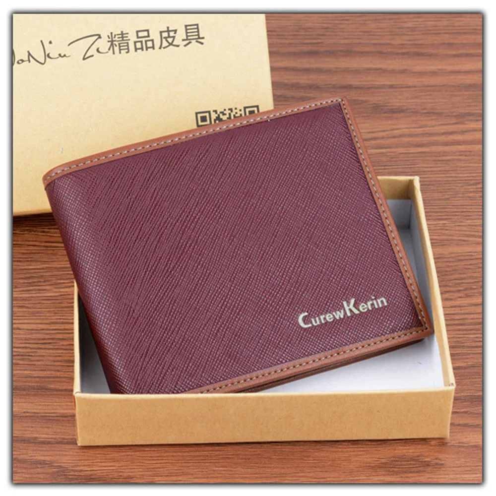 Forward Men Leather Card Cash Receipt Holder Organizer Wallet Purse Business Clutch