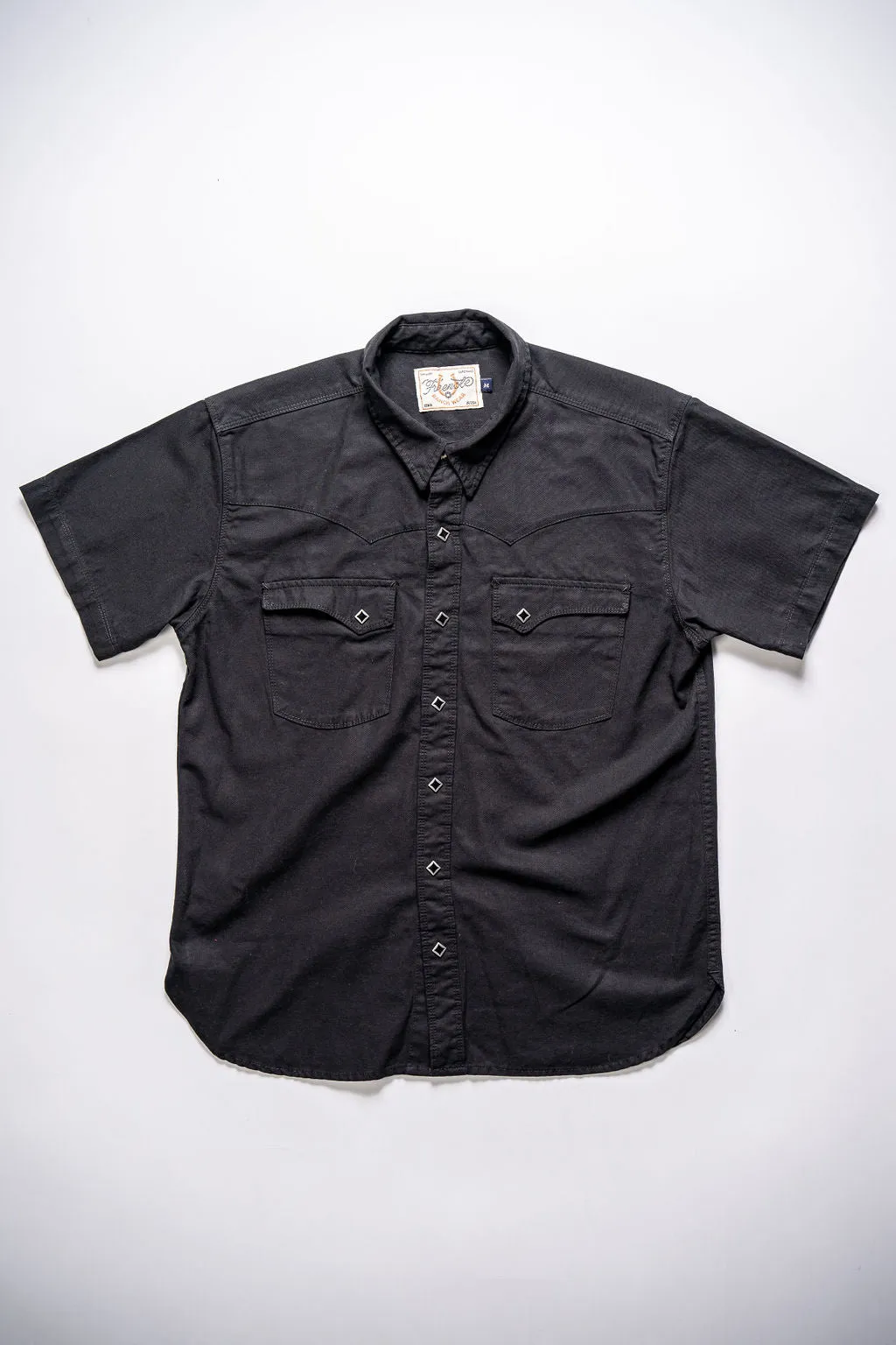 Freenote Cloth Calico S/S - 9oz Black Denim