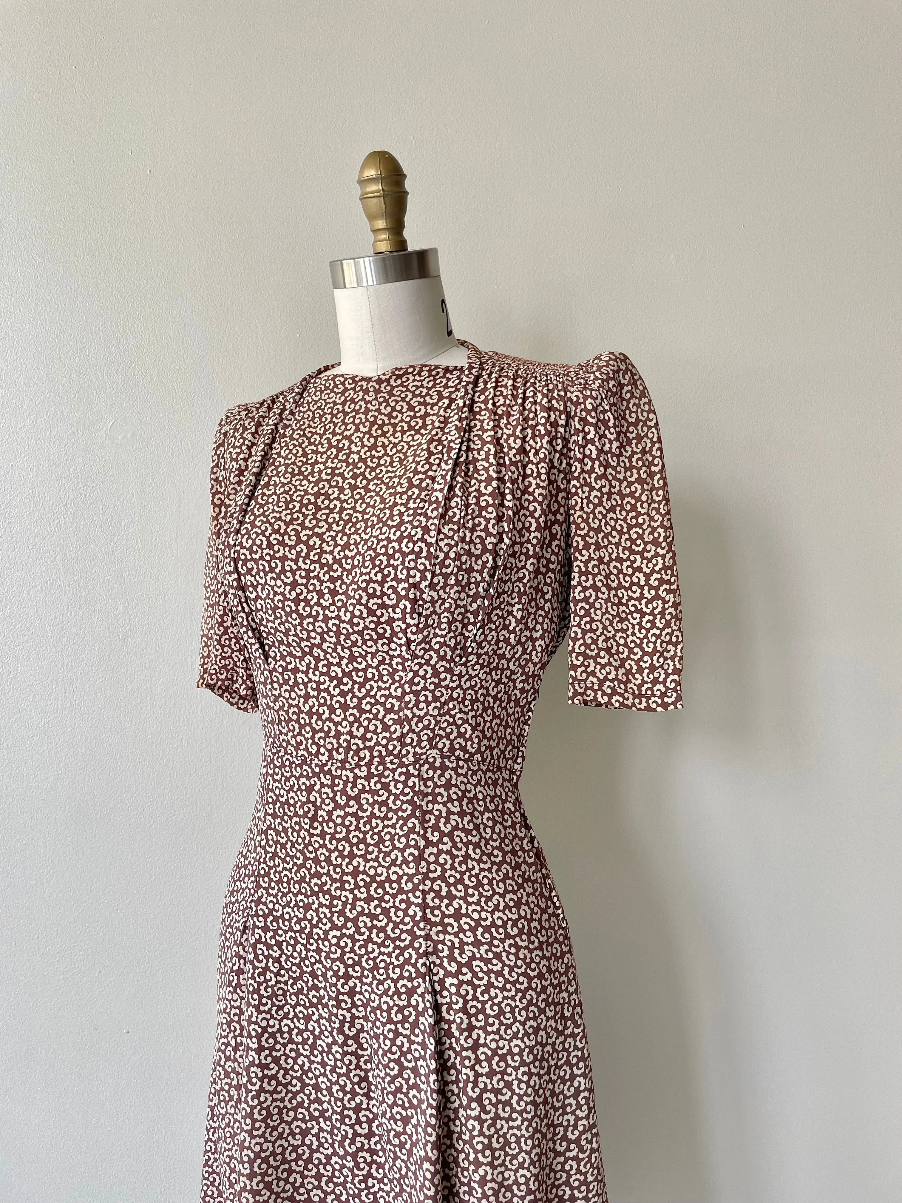 French Curve Dress | 1930s