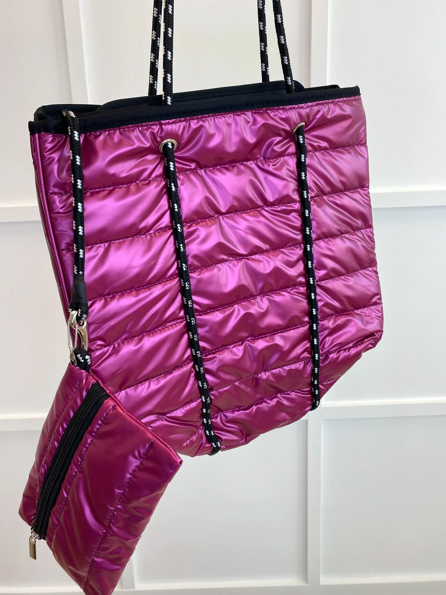 Fuchsia Neoprene Tote