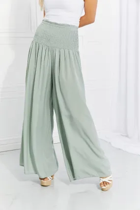 Full Size Beautiful You Smocked Palazzo Pants