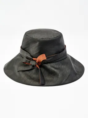 Gambiered Silk Stripe Fedora Hat