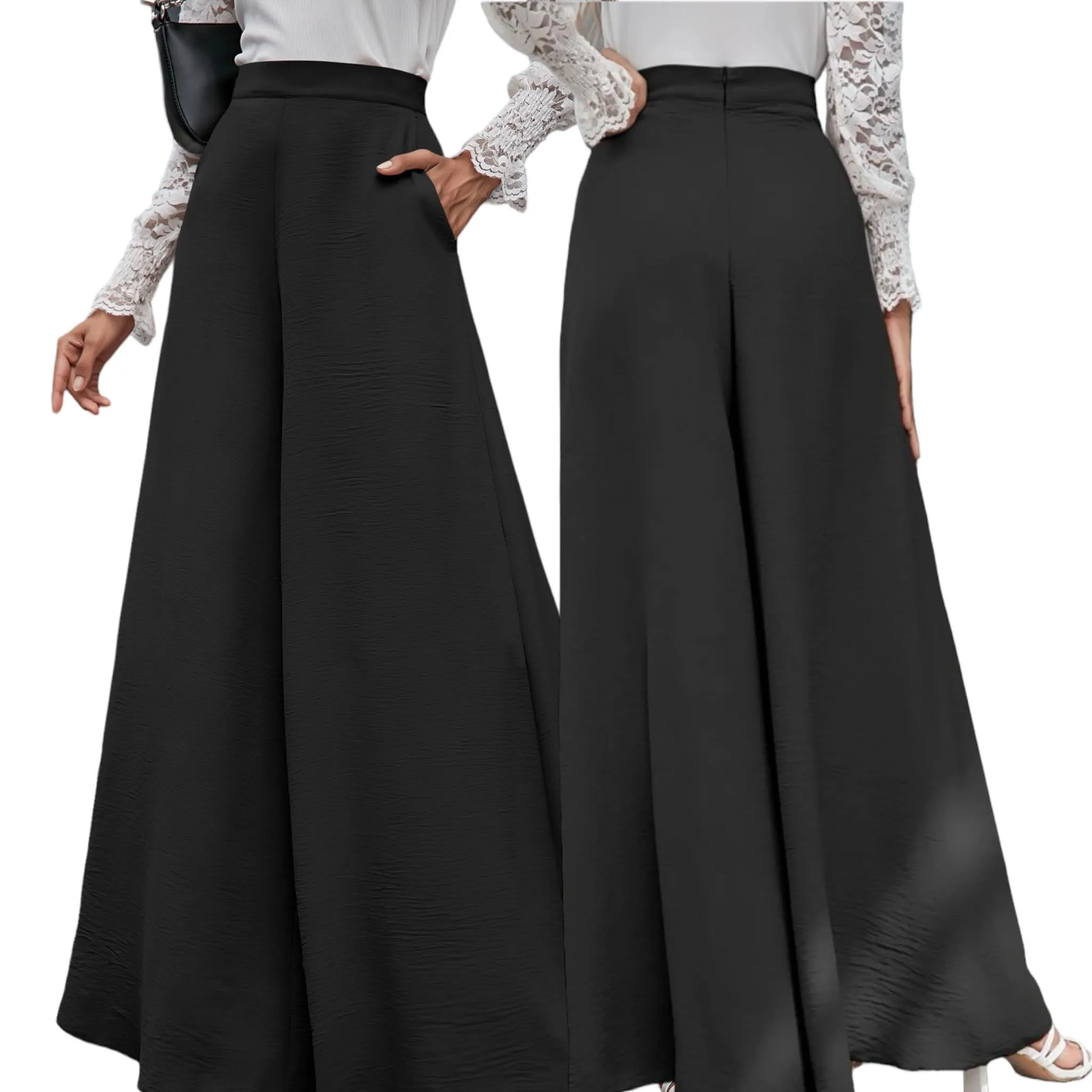 GBOSS Palazzo Flow Pants w Pockets