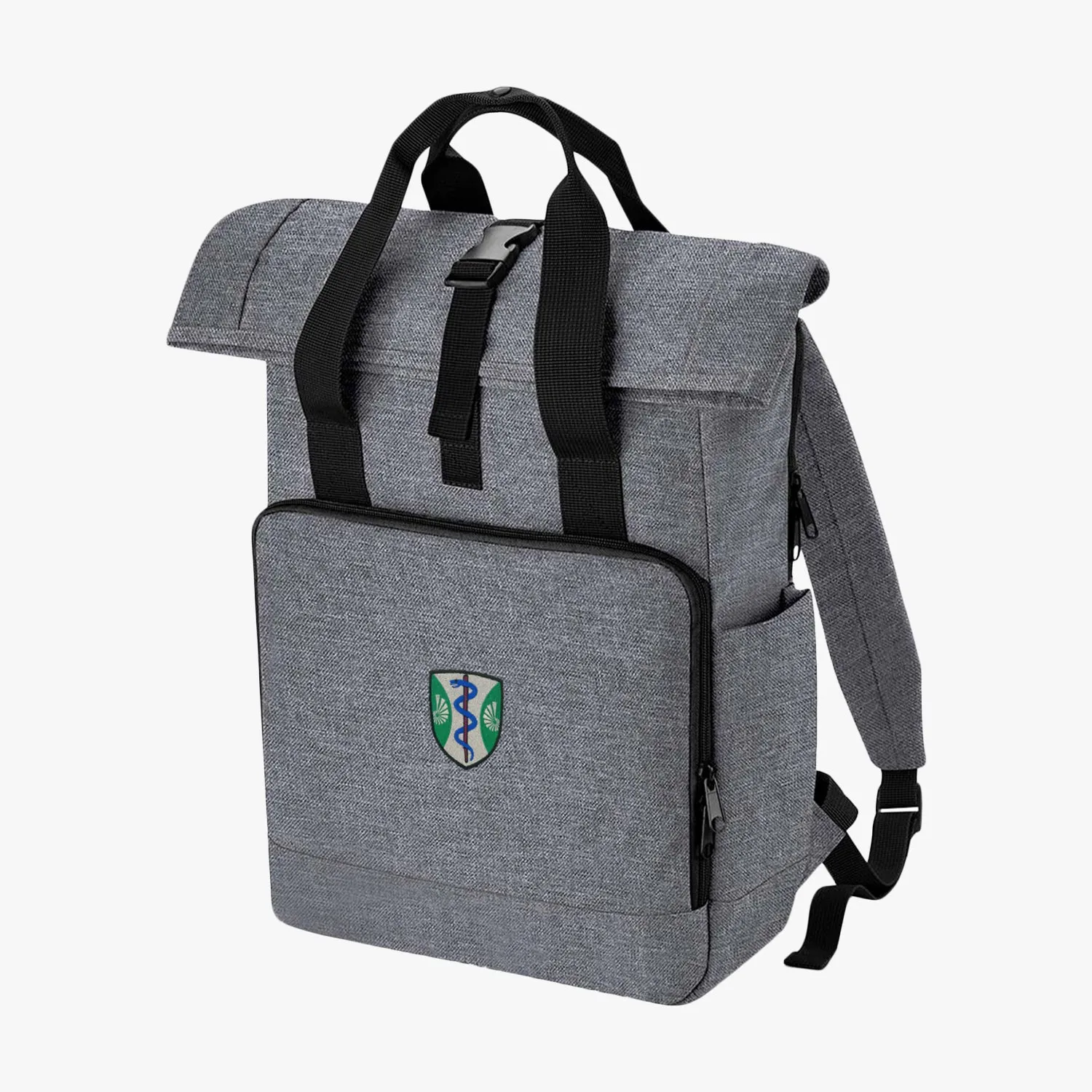 Green Templeton College Recycled Rolltop Laptop Backpack