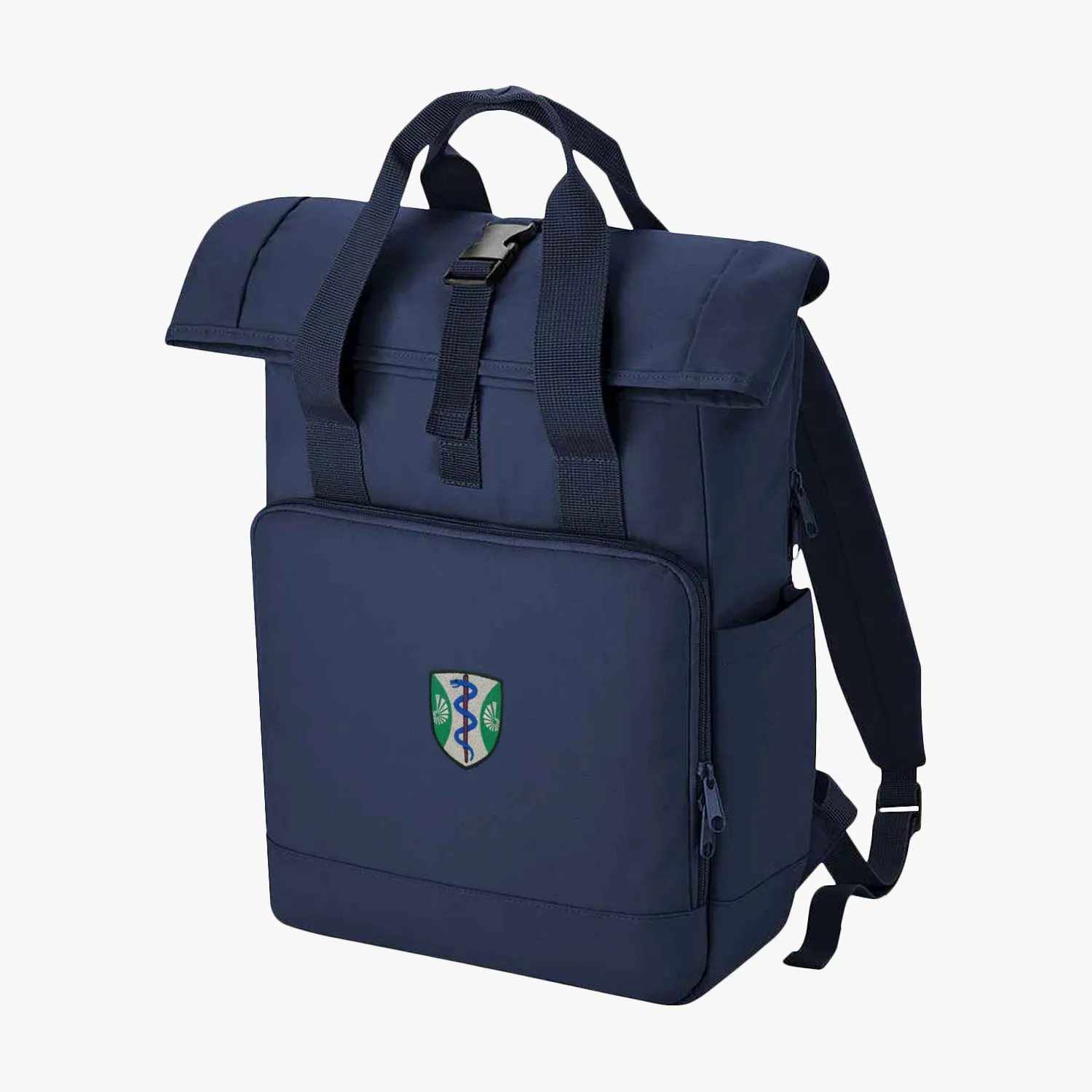 Green Templeton College Recycled Rolltop Laptop Backpack