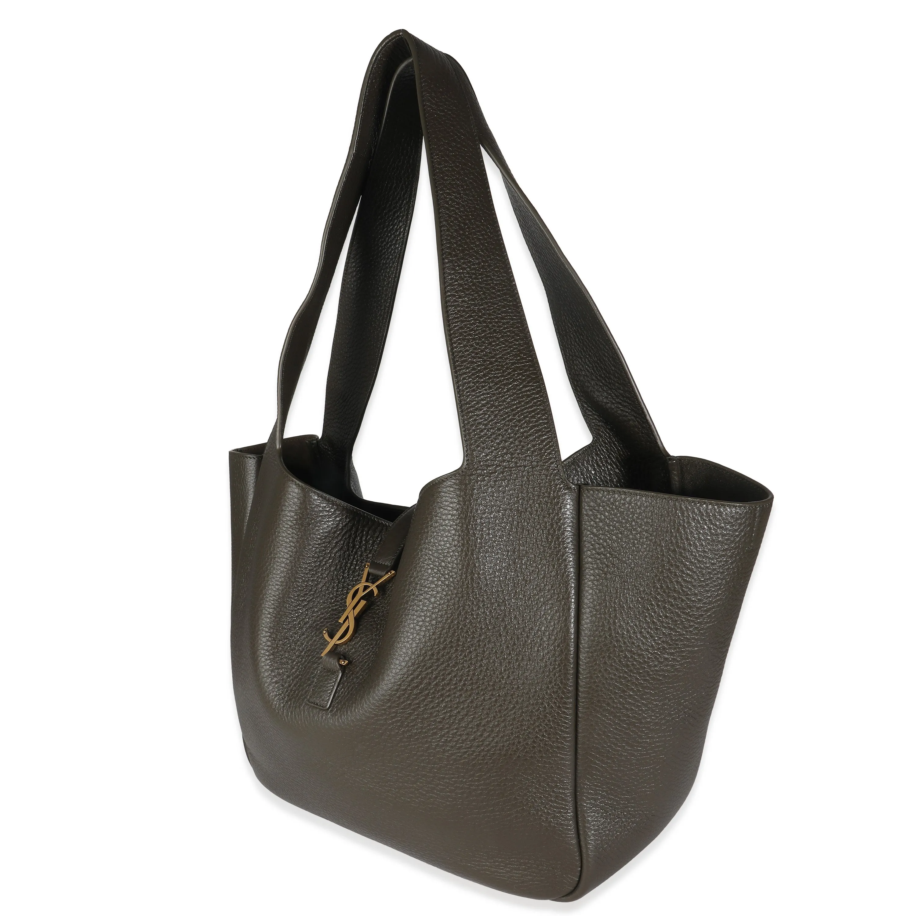 Grey Grained Goatskin Le 5  7 Bea Tote