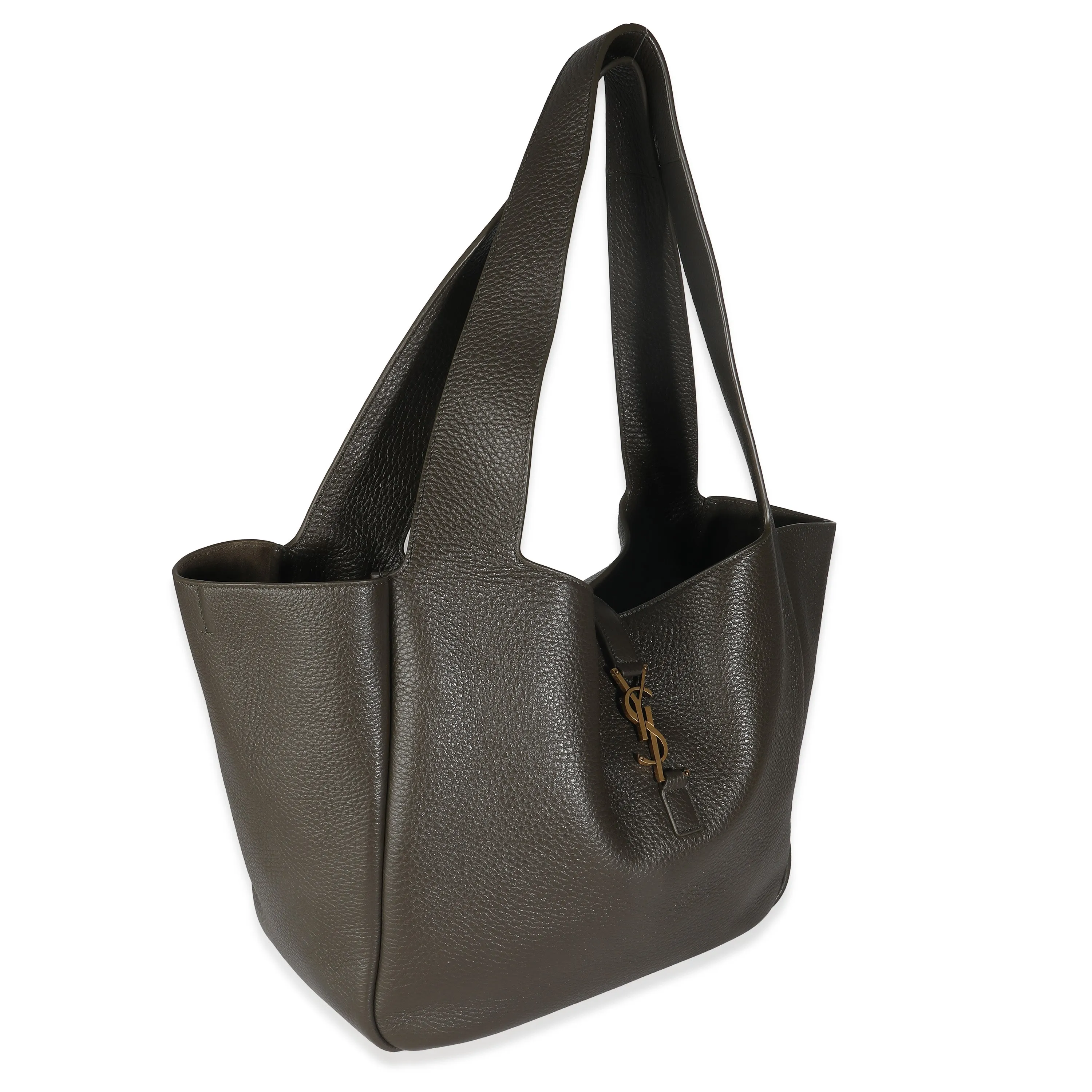 Grey Grained Goatskin Le 5  7 Bea Tote