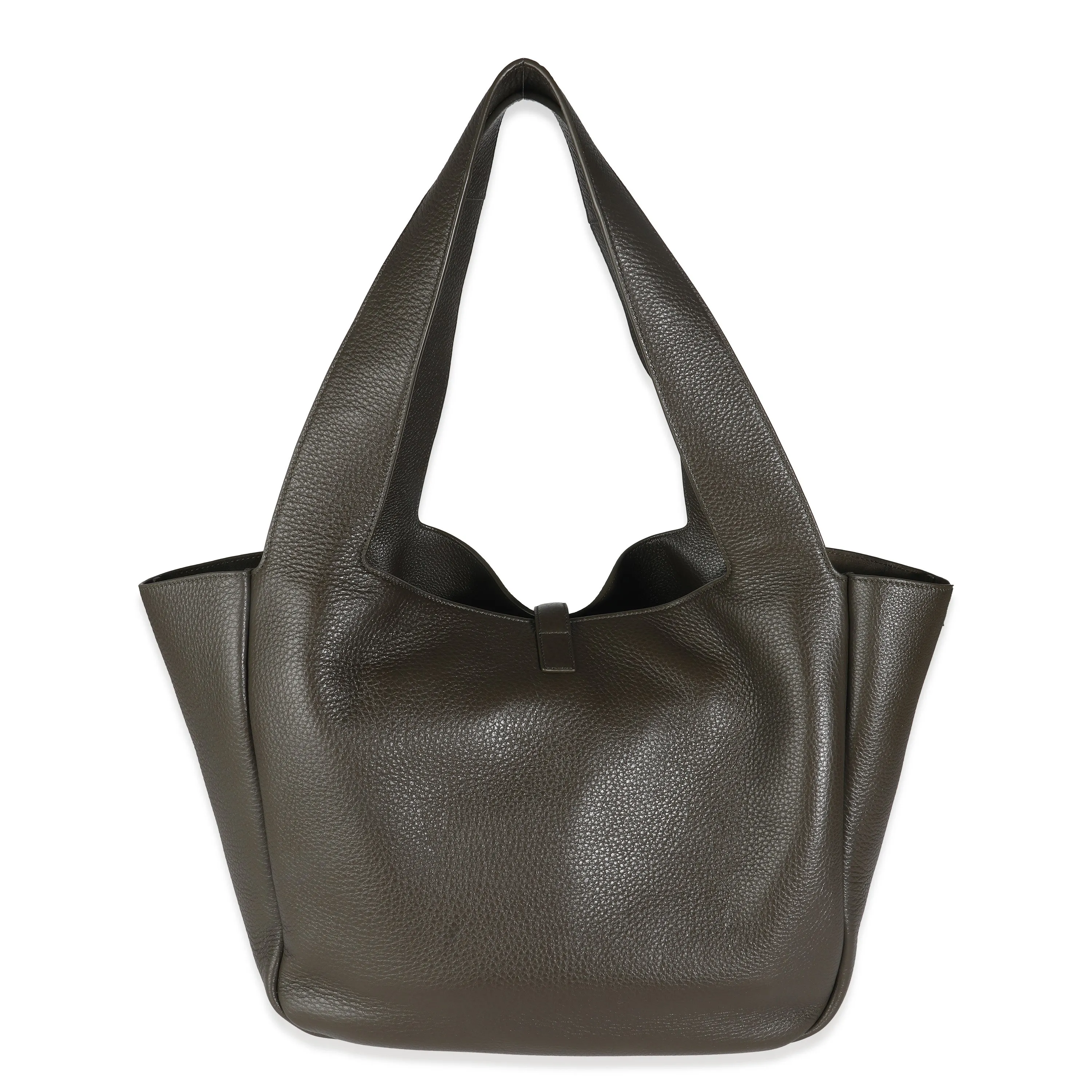 Grey Grained Goatskin Le 5  7 Bea Tote