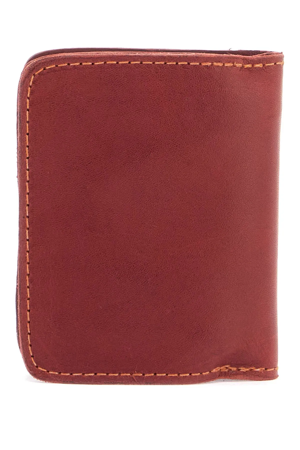 Guidi Elegant Red Kangaroo Leather Wallet With Card Slots