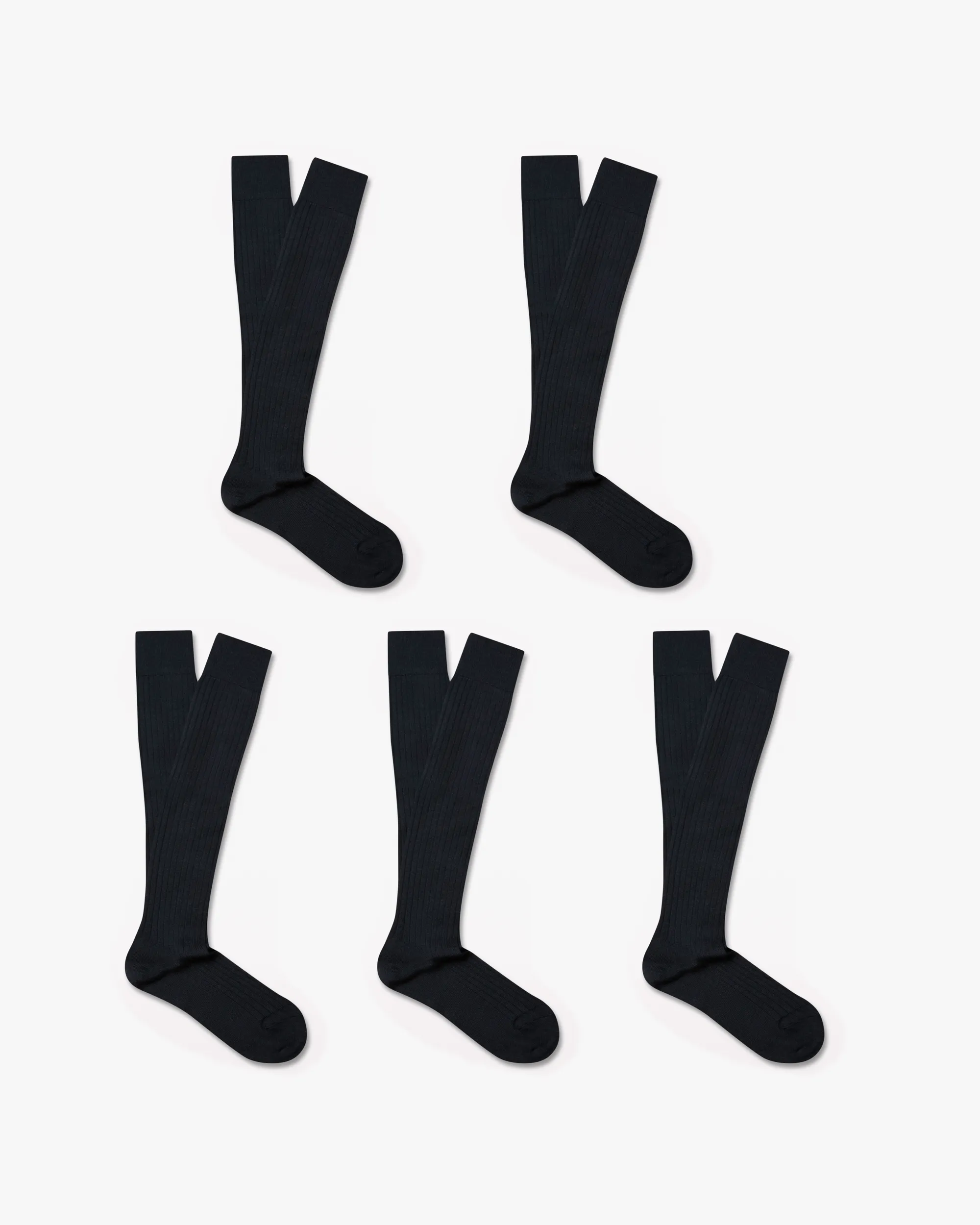 Gustav – Knee-High Merino Socks – 5-pack