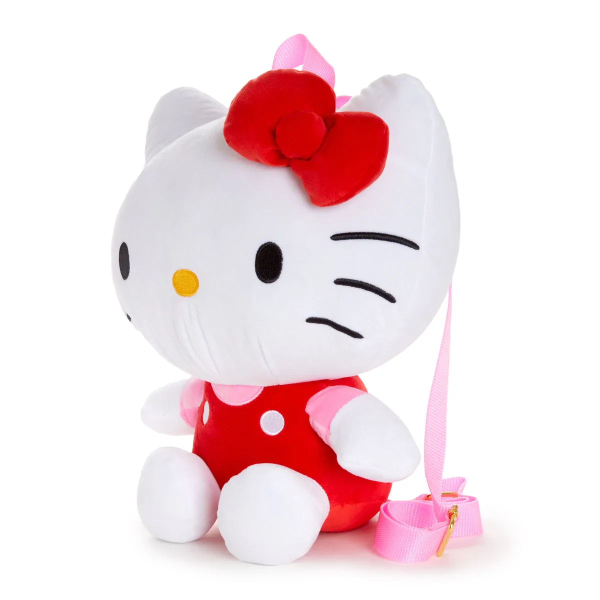 Hello Kitty Classic Red Plush Backpack