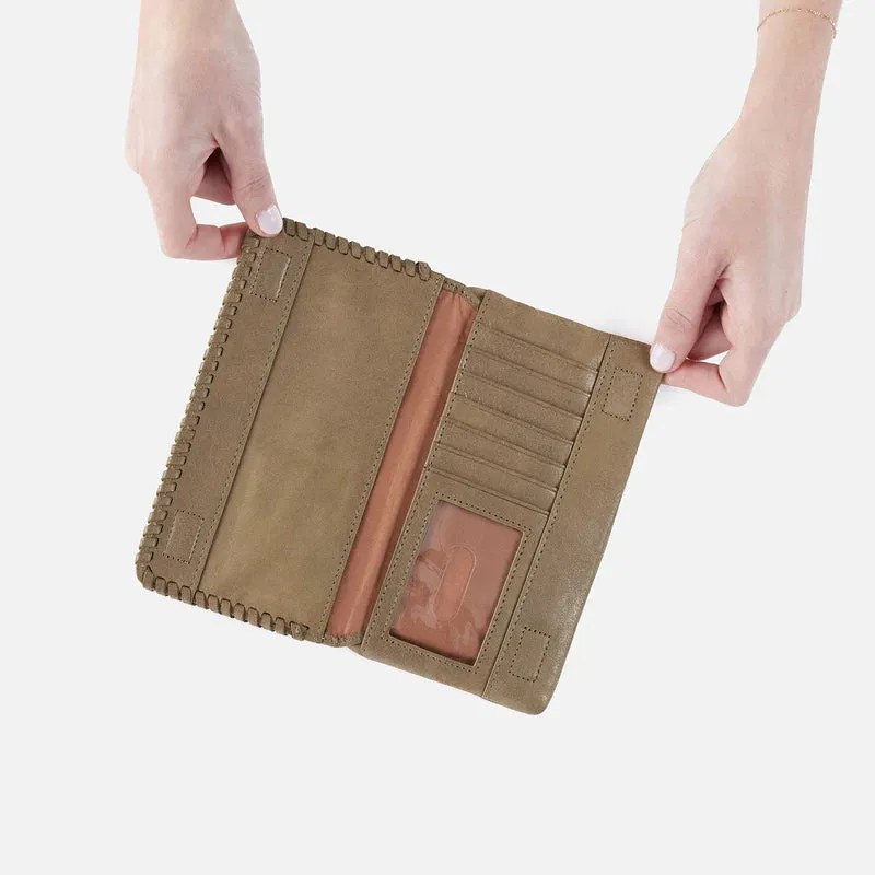 Hobo Foray Large Wallet - Burnished Sage