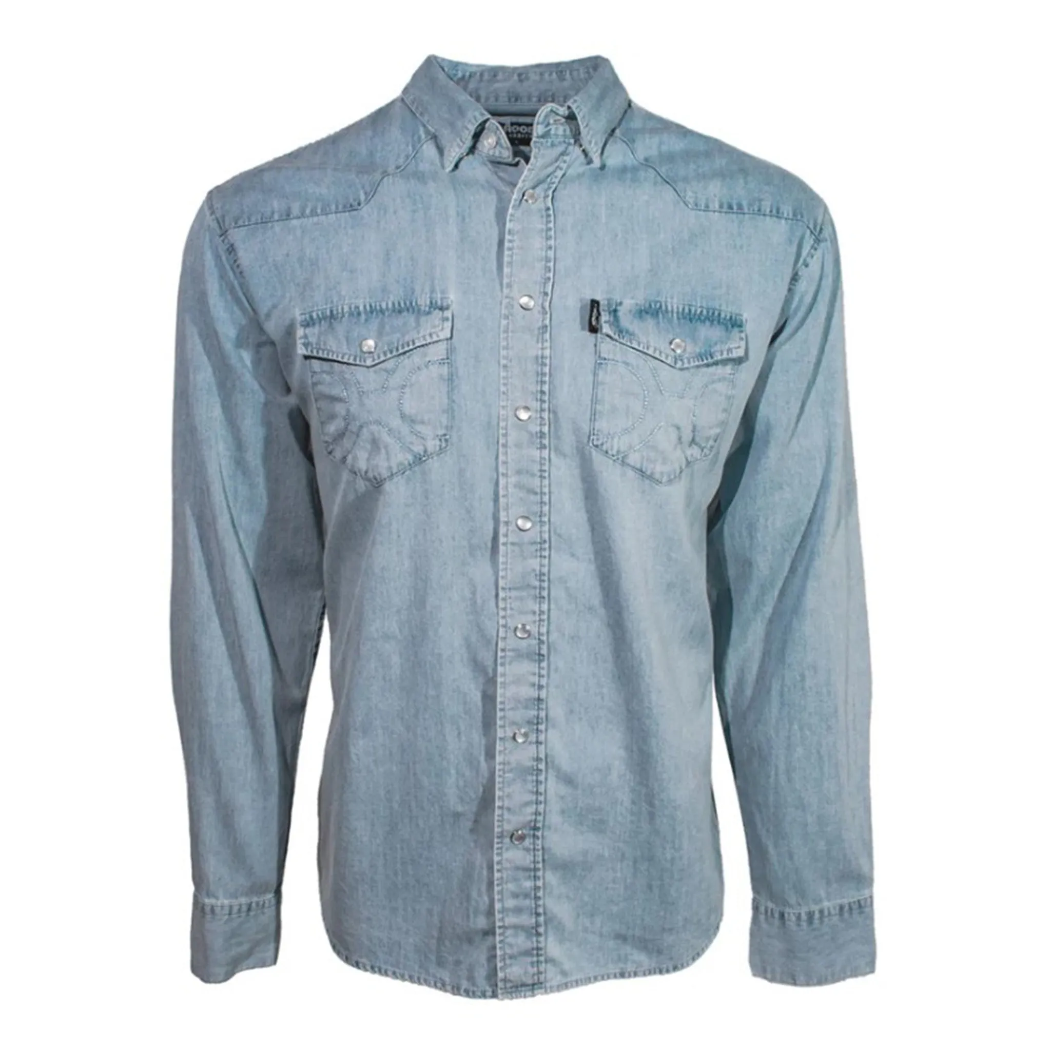 Hooey Men's Chambray Denim Long Sleeve