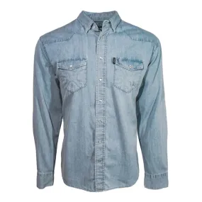 Hooey Men's Chambray Denim Long Sleeve