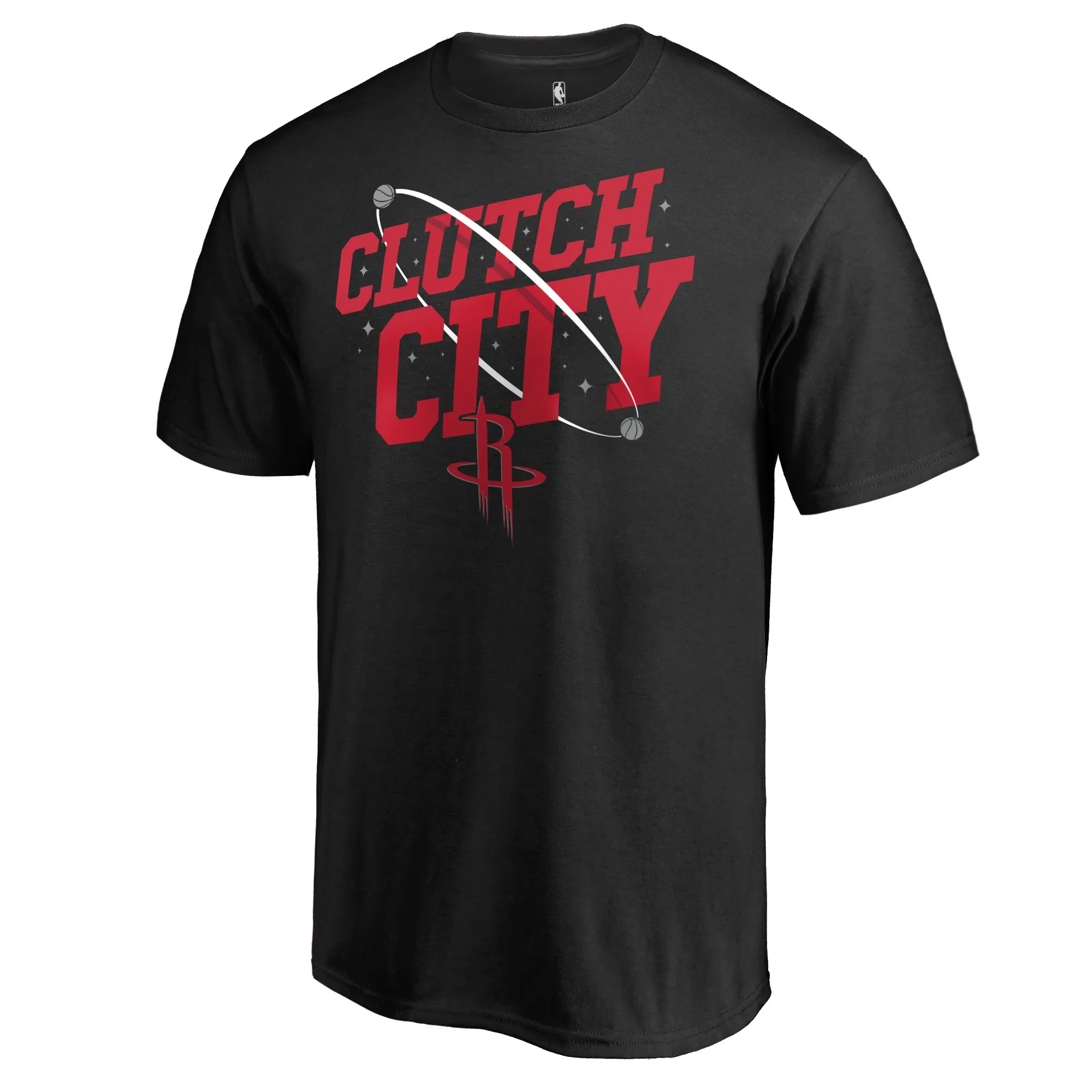 Houston Rockets Black Hometown Collection Clutch City T-Shirt