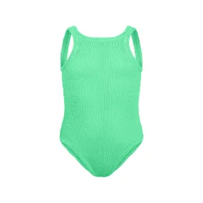 HUNZA G Classic One-Piece Swimsuit 2-6 Years - Lime