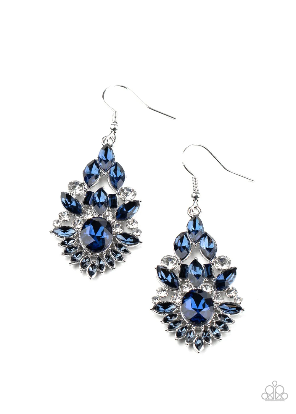 Ice Castle Couture - Blue Earring