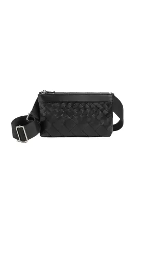 Intrecciato Duo Bag - Black