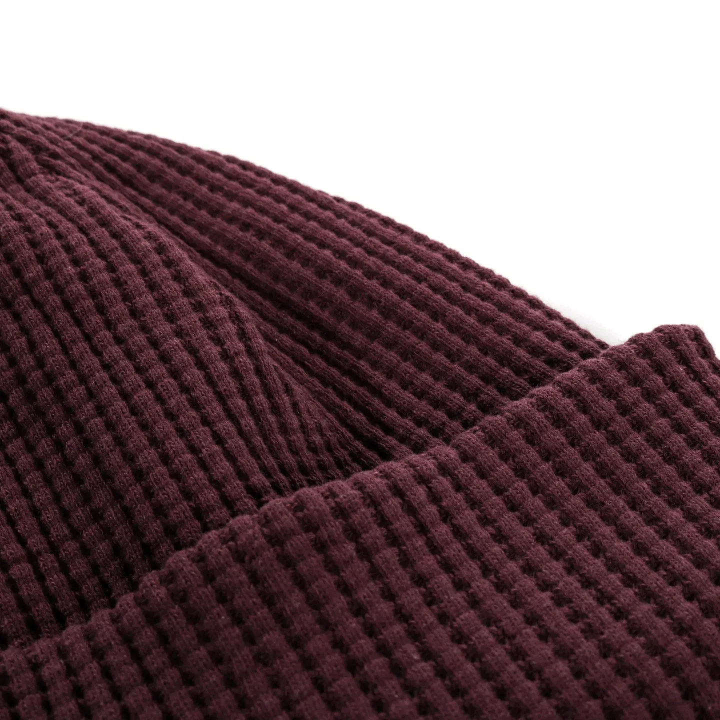 JACKMAN WAFFLE KNIT CAP MAHOGANY