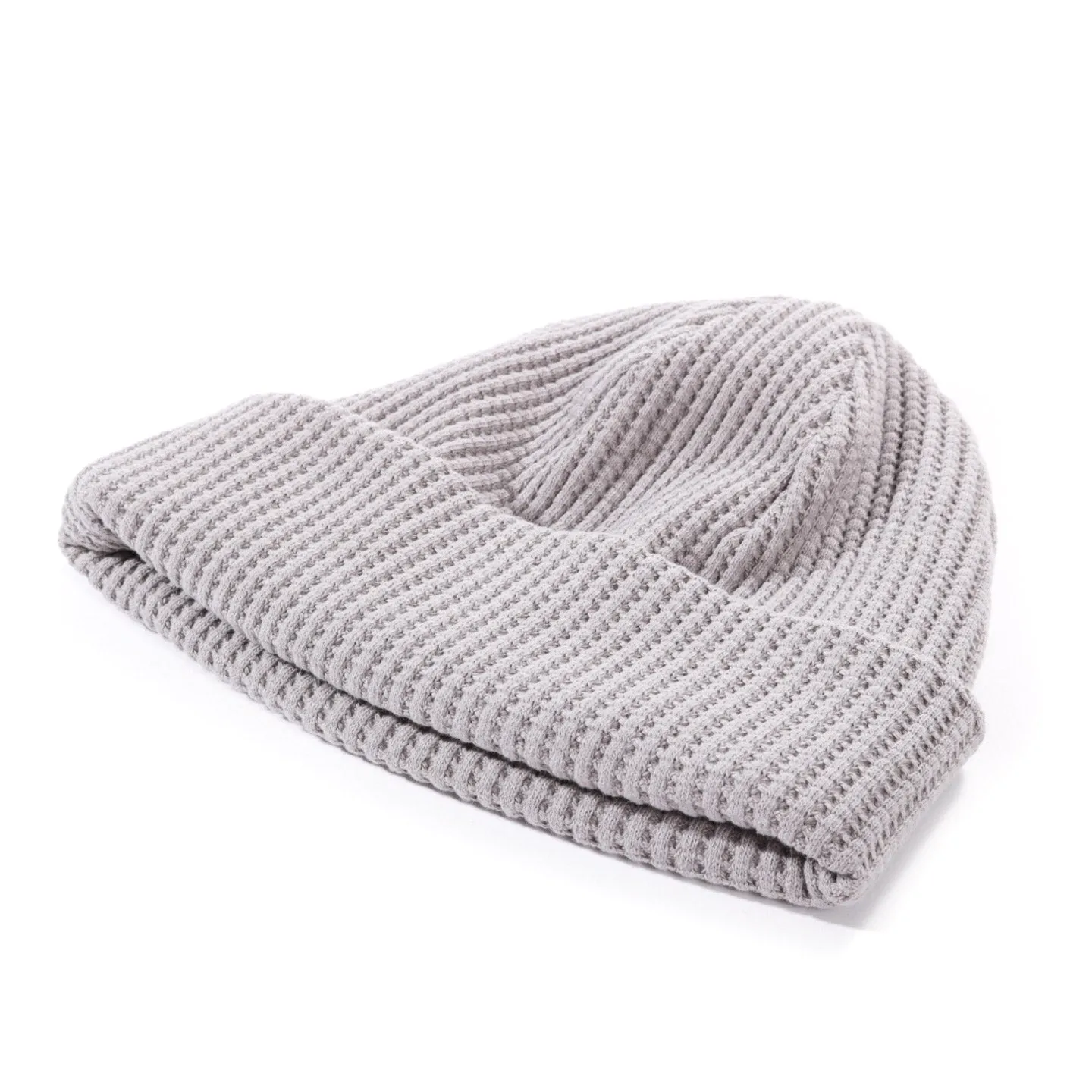 JACKMAN WAFFLE KNIT CAP SOLID GRAY