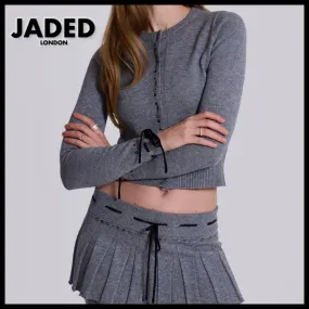 JADED LONDON  |Casual Style Studded Long Sleeves Cardigans