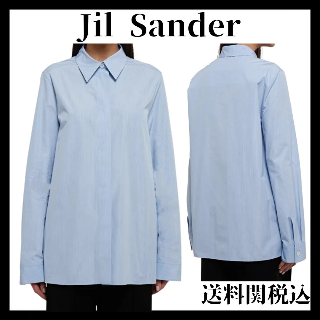 Jil Sander  |Long Sleeves Cotton Shirts & Blouses