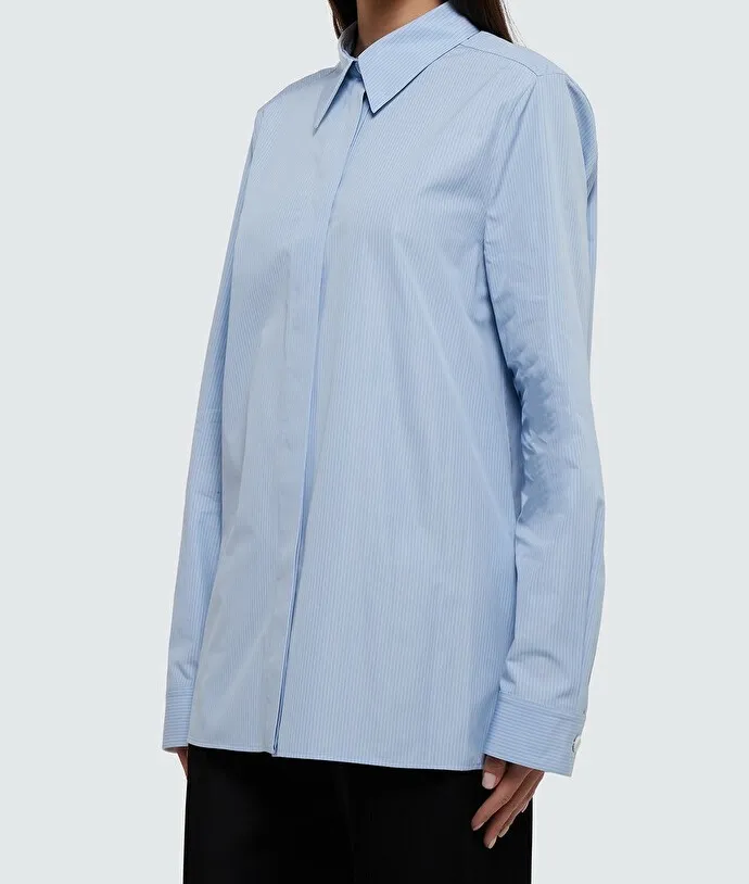 Jil Sander  |Long Sleeves Cotton Shirts & Blouses