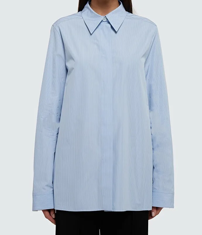 Jil Sander  |Long Sleeves Cotton Shirts & Blouses