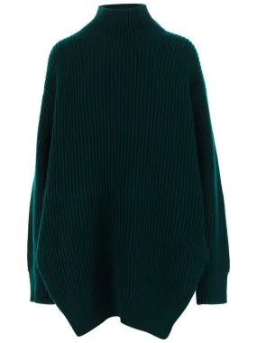 Jil Sander Turtleneck Ribbed Knit Jumper