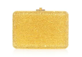 Judith Leiber Couture Judith Leiber Slim Slide Gold Clutch