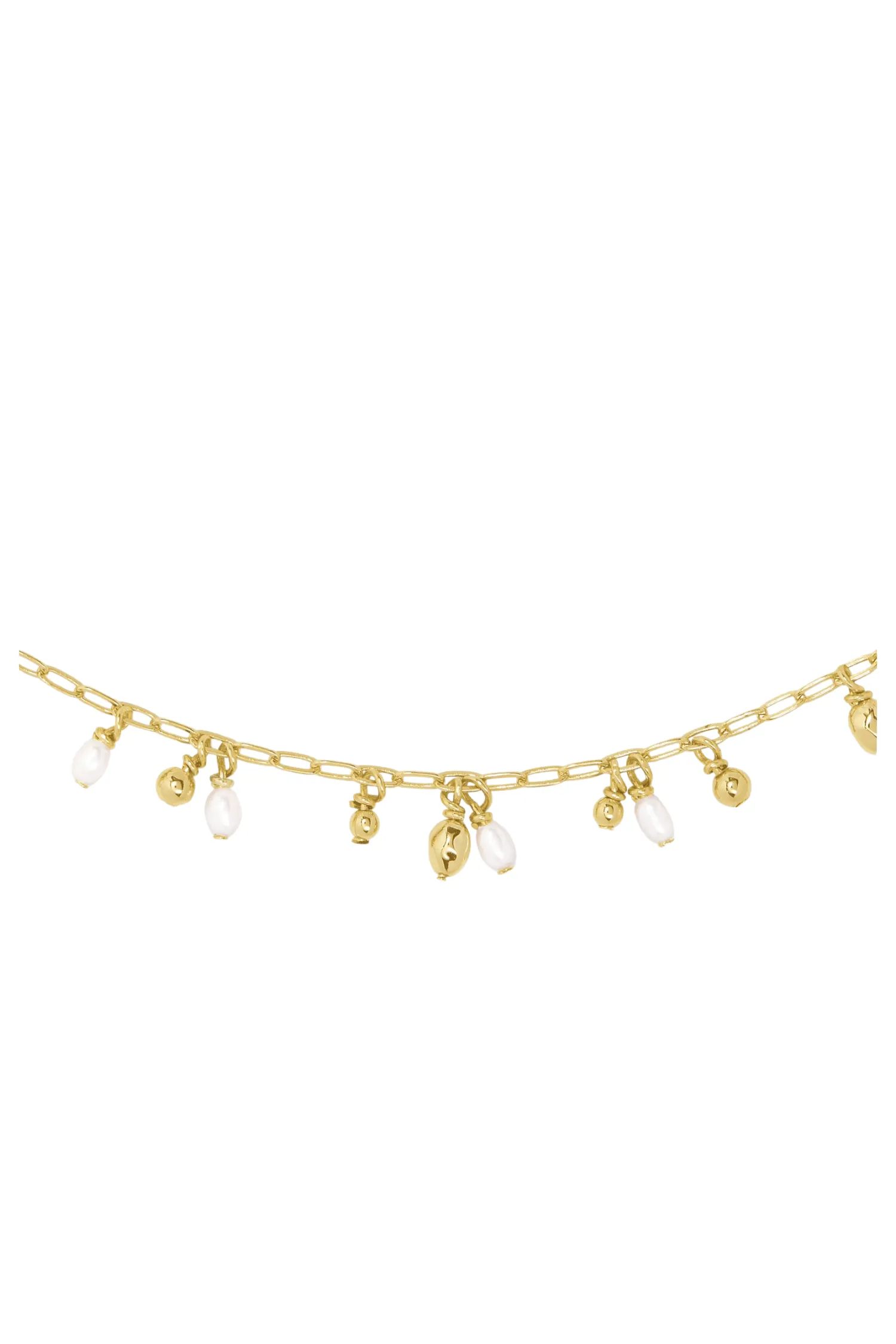 Kendra Scott Mollie Choker Necklace-- Gold White Pearl