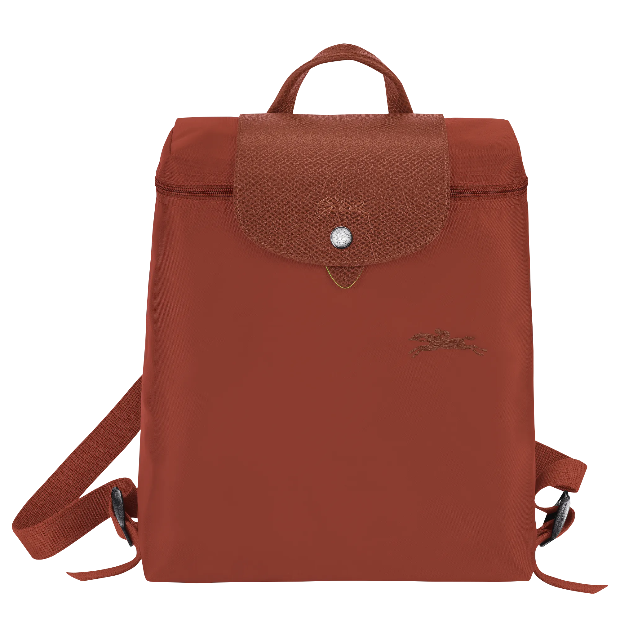 Le Pliage Green M Backpack Chestnut - Recycled canvas