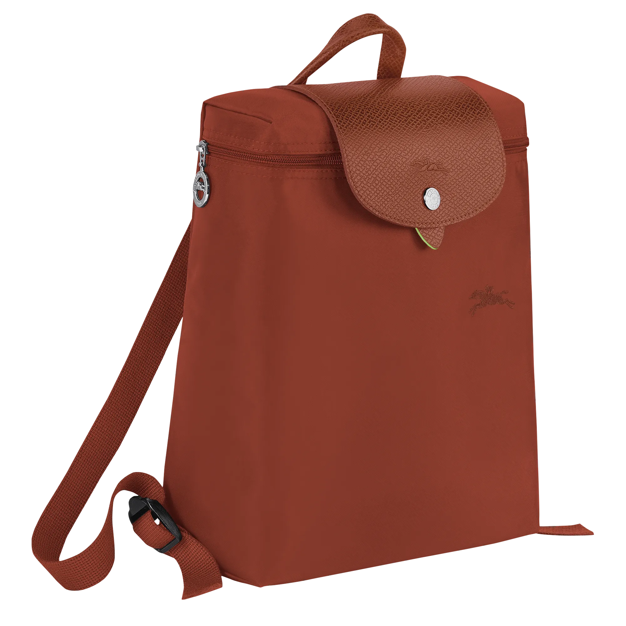 Le Pliage Green M Backpack Chestnut - Recycled canvas