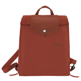 Le Pliage Green M Backpack Chestnut - Recycled canvas