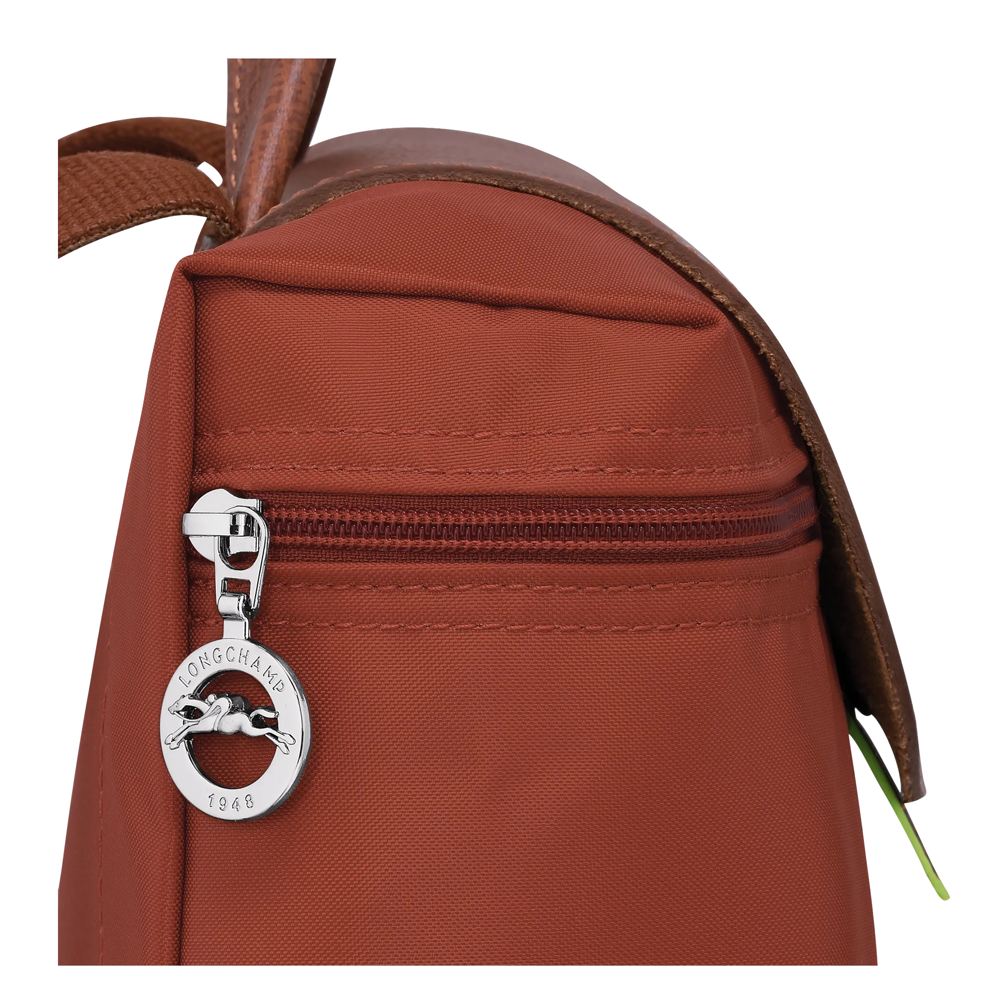 Le Pliage Green M Backpack Chestnut - Recycled canvas