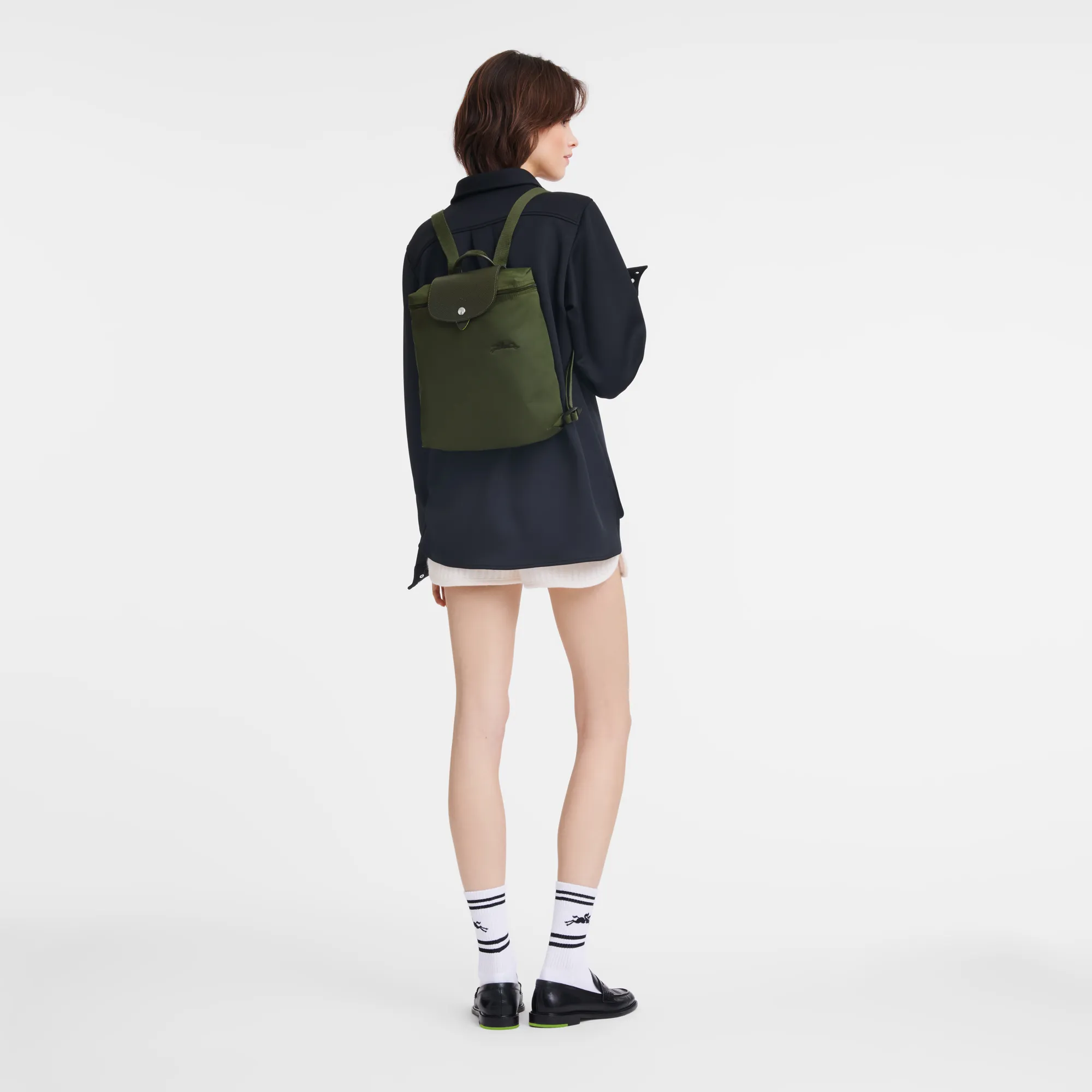 Le Pliage Green M Backpack Forest - Recycled canvas