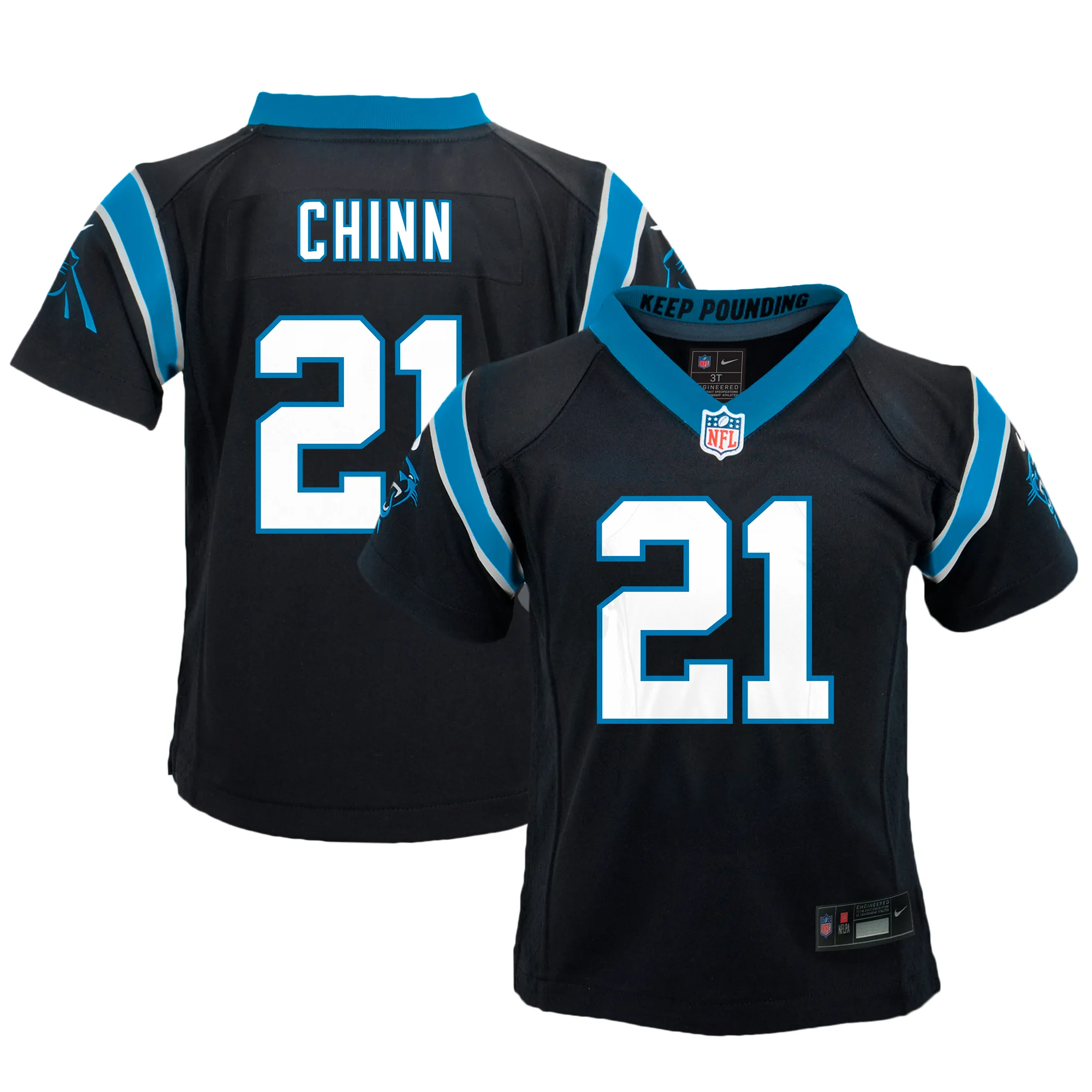 Lids Toddler Nike Jeremy Chinn Black Carolina Panthers Game Jersey