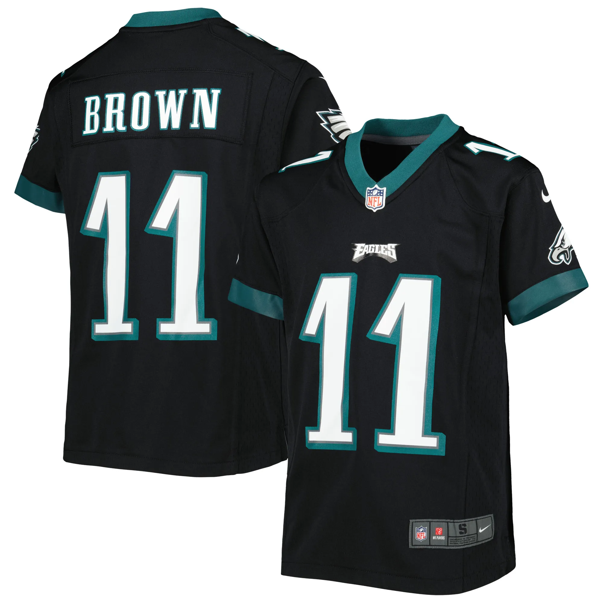 Lids Youth Nike A.J. Brown Philadelphia Eagles Game Jersey