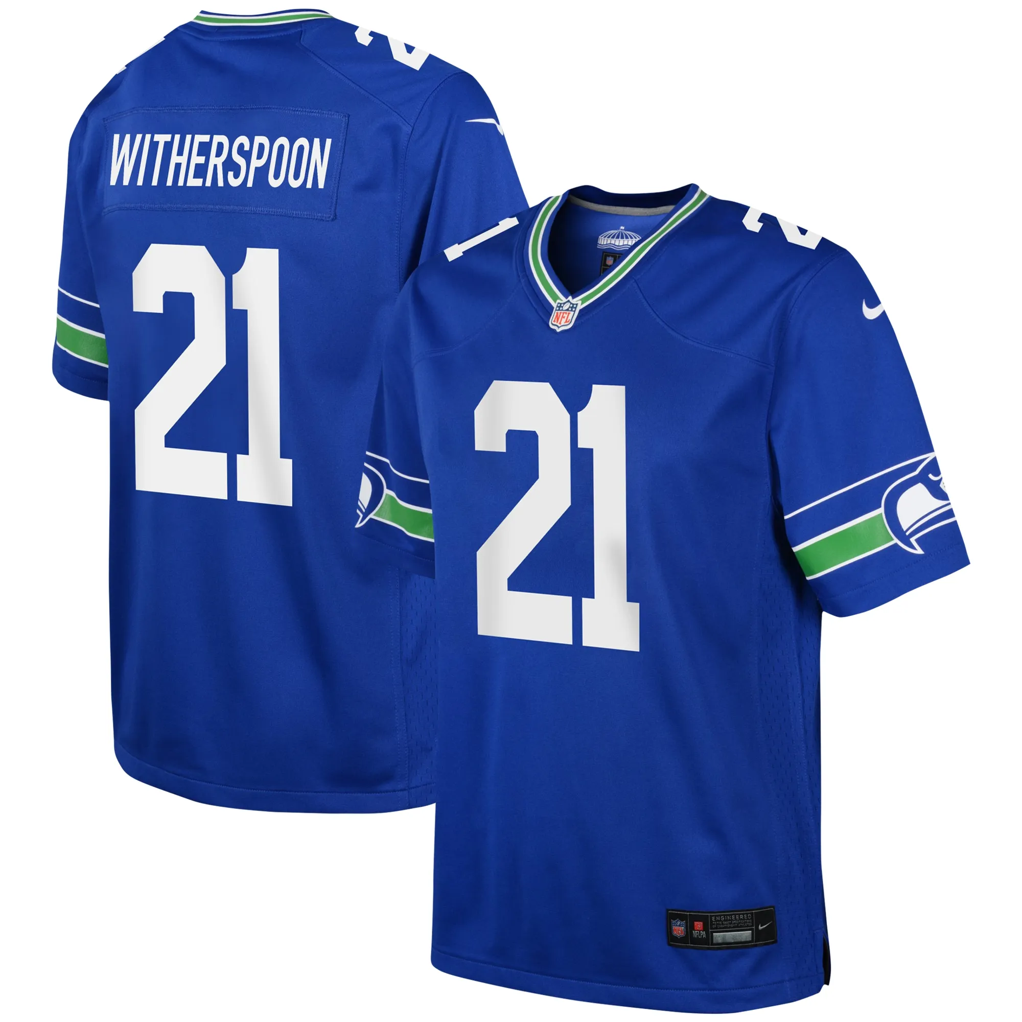 Lids Youth Nike Devon Witherspoon Royal Seattle Seahawks Game Jersey