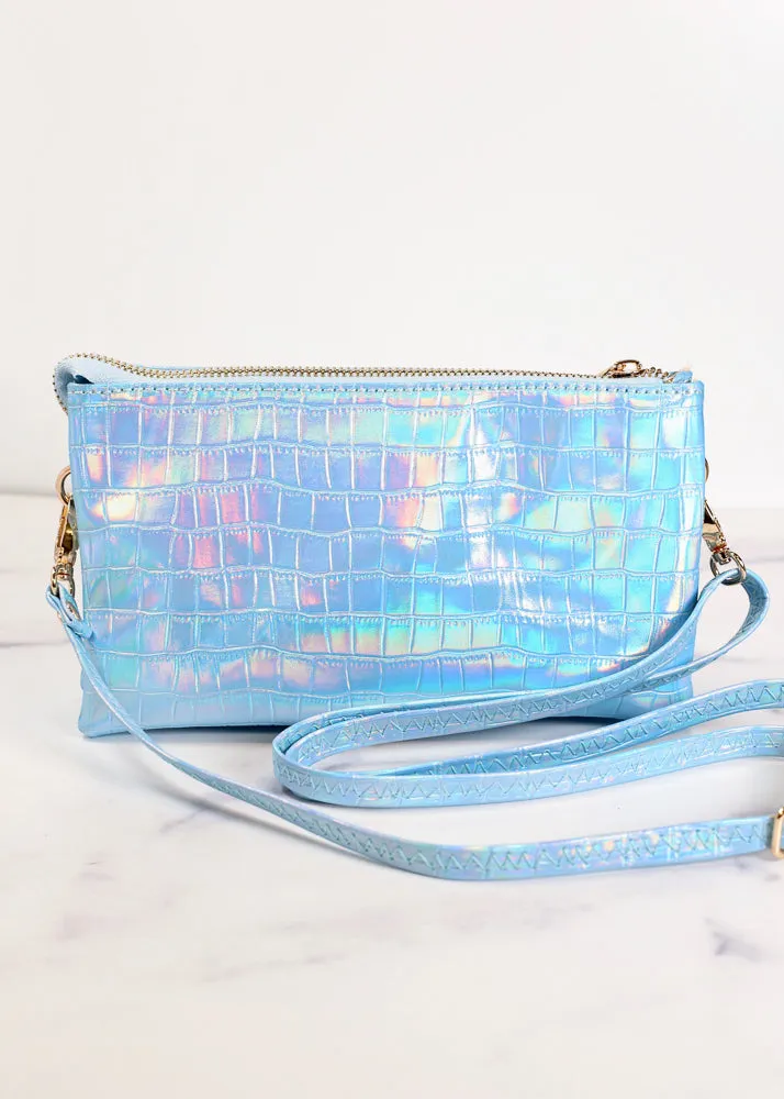 Liz Custom Collection Crossbody Bag Ocean Hologram