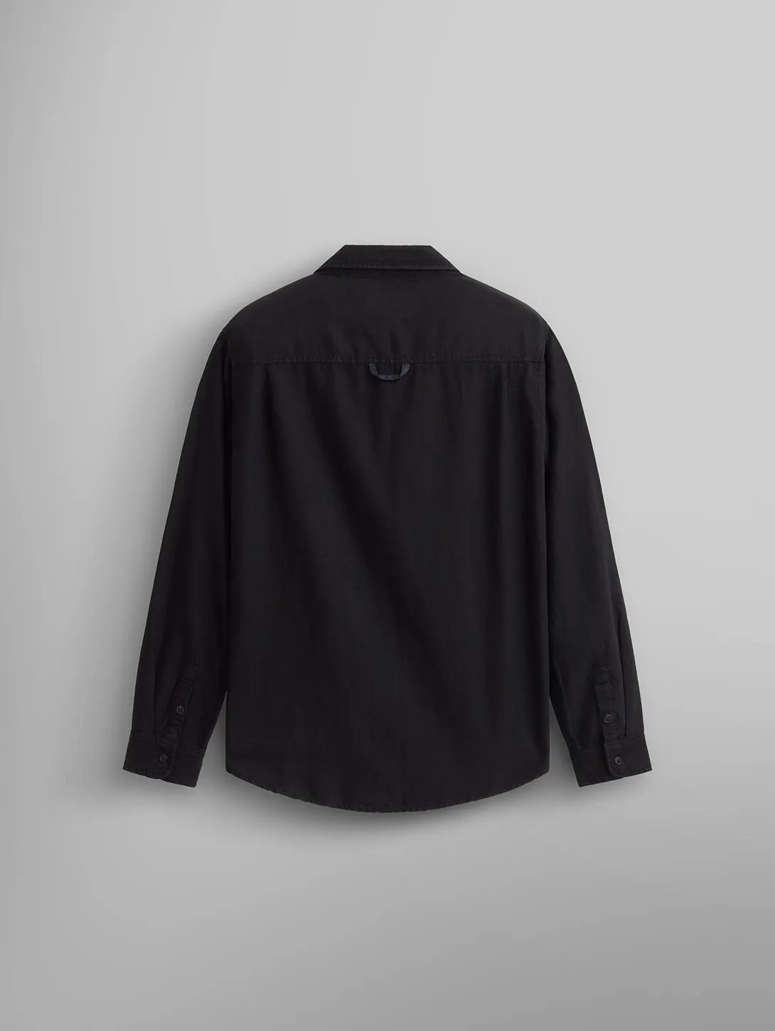 Long Sleeve Multipocket Shirt - Black