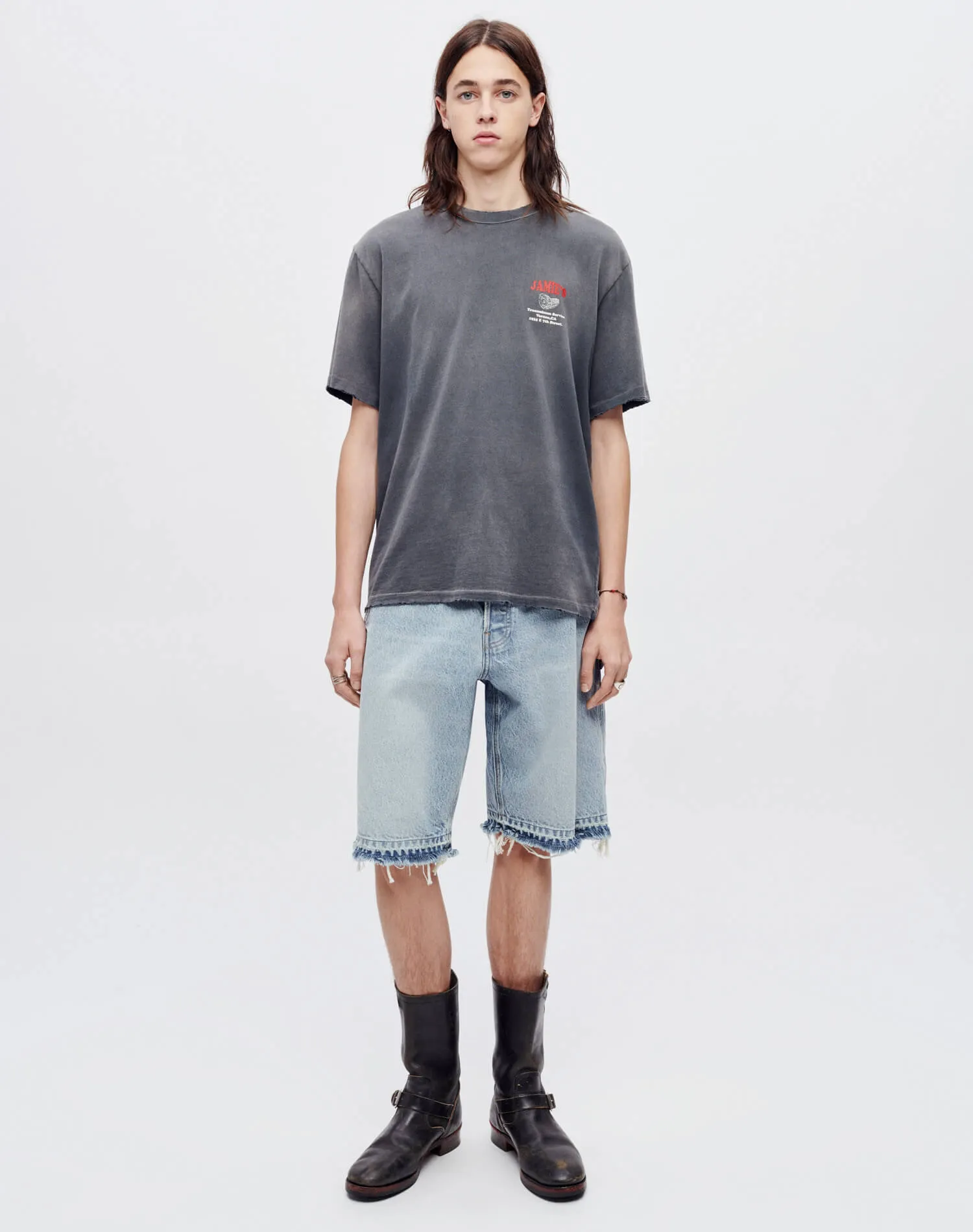 Loose Transmission Service Tee - Sun Faded Black