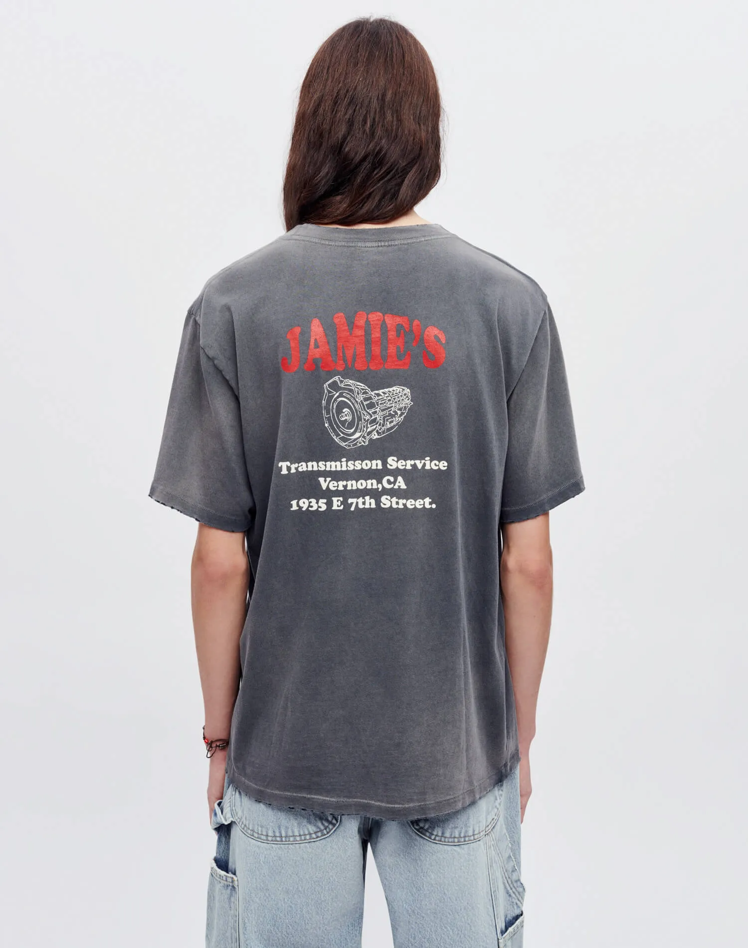 Loose Transmission Service Tee - Sun Faded Black