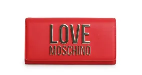 Love Moschino Logo Plaque Continental Wallet