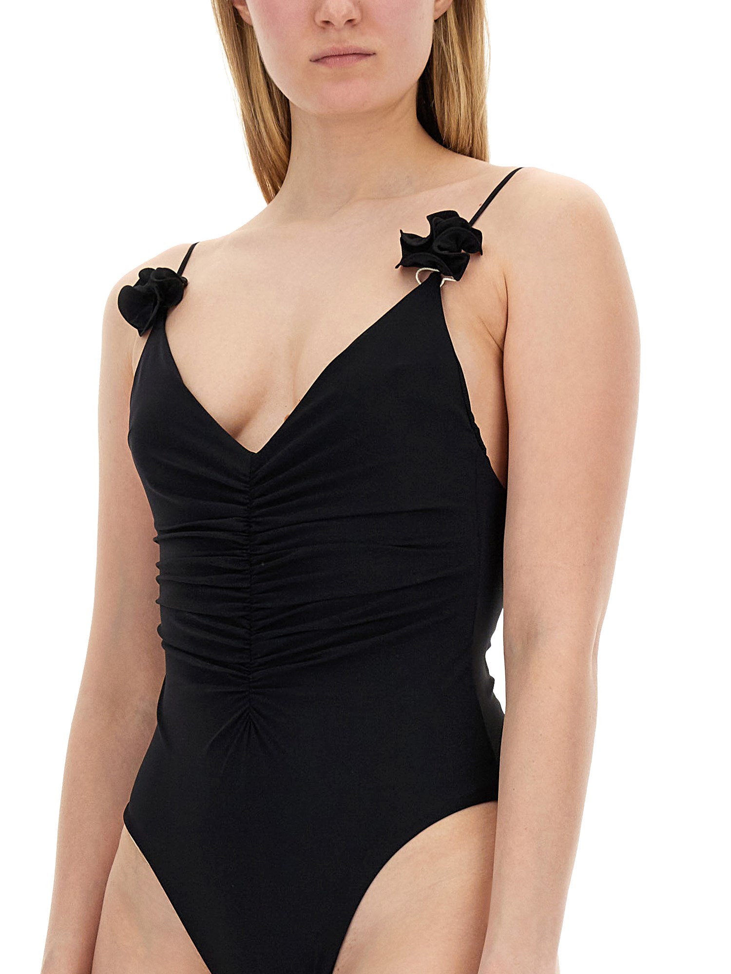 MAGDA BUTRYM    V-NECK ONE PIECE SWIMSUIT