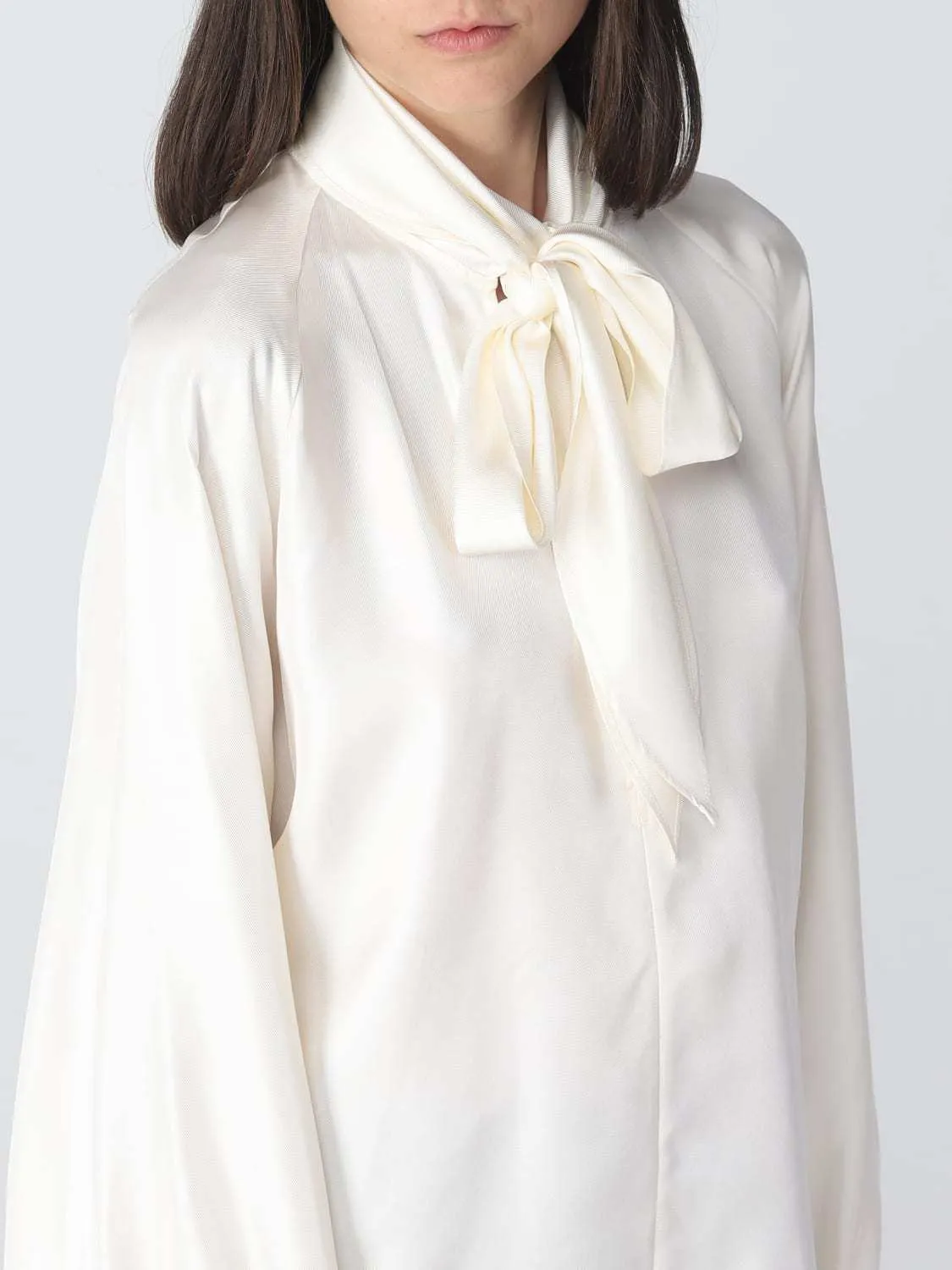 MaxMara  |Silk Long Sleeves Plain Formal Style  Shirts & Blouses