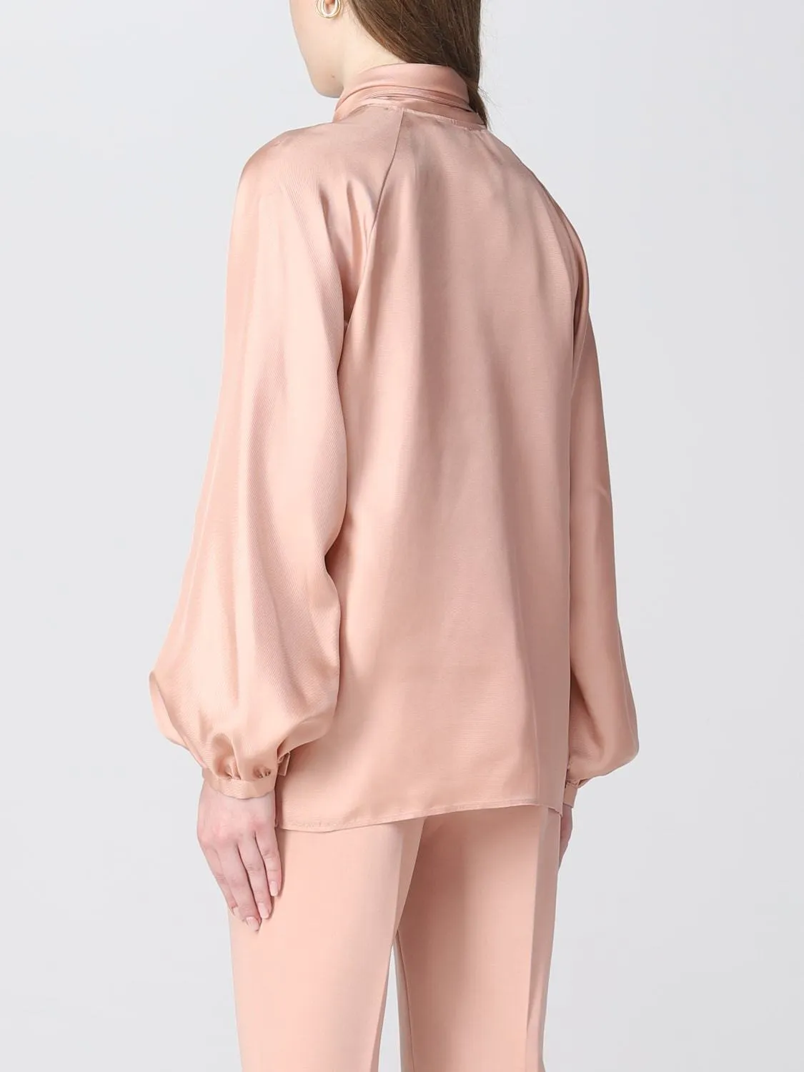 MaxMara  |Silk Long Sleeves Plain Formal Style  Shirts & Blouses